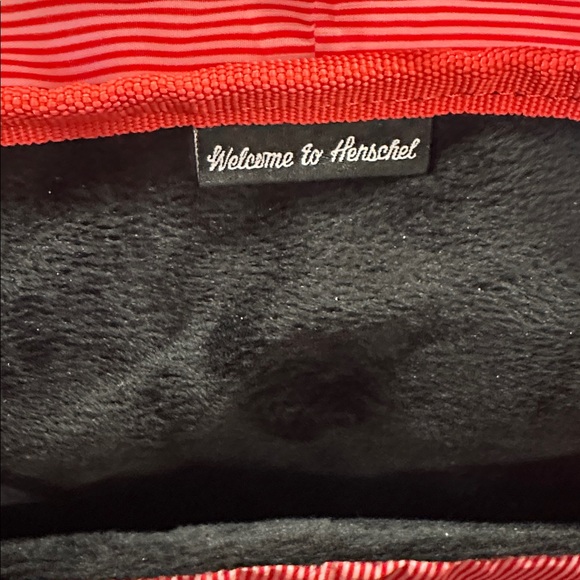 Herschel supply Little America Backpack black brown LIKE NEW - Picture 7 of 9